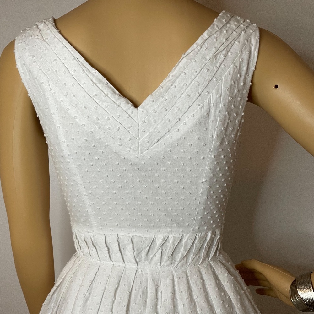 ❌ SOLD! Topshop white zipper up skater dress - Picture 10 of 14
